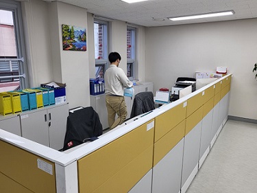 [파주시장애인가족지원센터]센터 소독 매일 진행